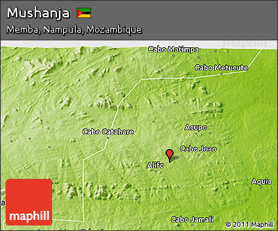 Physical 3D Map of Mushanja