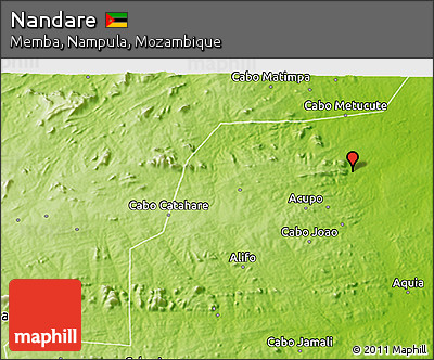 Physical 3D Map of Nandare