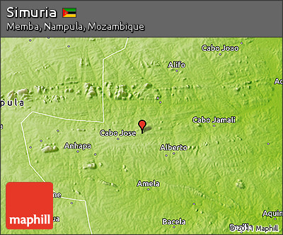 Physical 3D Map of Simuria