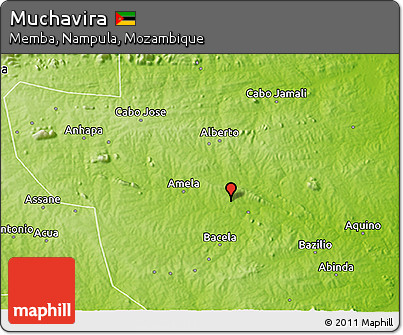 Physical 3D Map of Muchavira