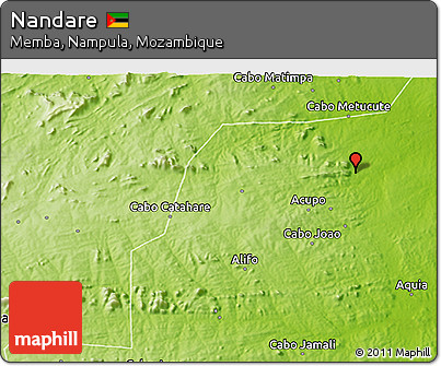Physical 3D Map of Nandare