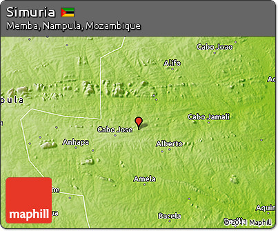 Physical 3D Map of Simuria