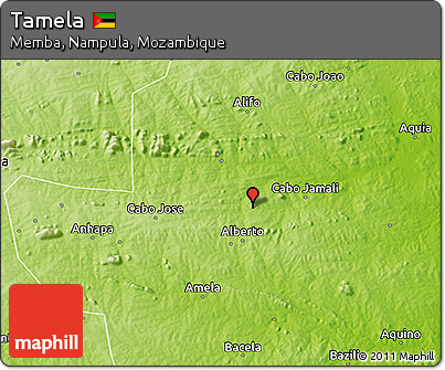 Physical 3D Map of Tamela