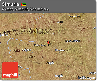 Satellite 3D Map of Simuria