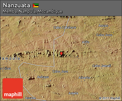 Satellite 3D Map of Nanzuata