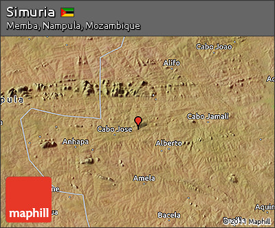 Satellite 3D Map of Simuria