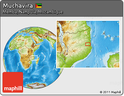 Physical Location Map of Muchavira