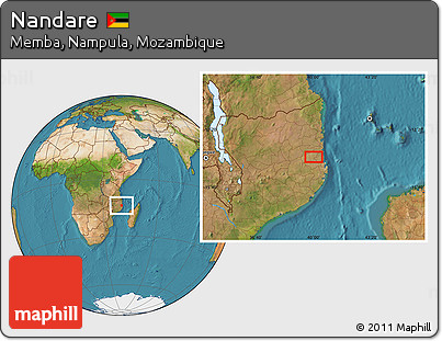 Satellite Location Map of Nandare