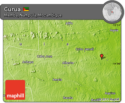 Physical Map of Curua
