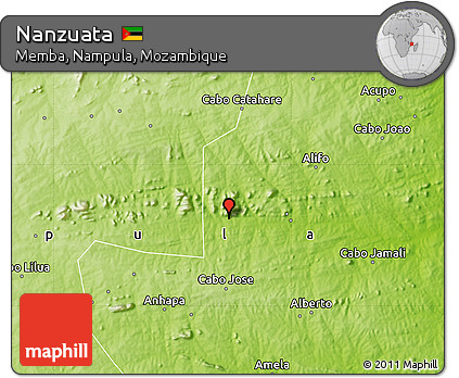 Physical Map of Nanzuata