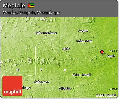 Physical Map of Mepidje