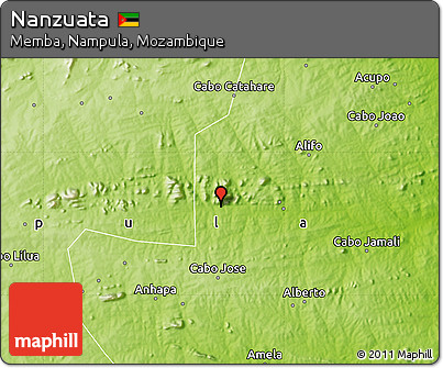 Physical Map of Nanzuata
