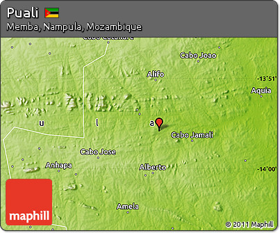 Physical Map of Puali