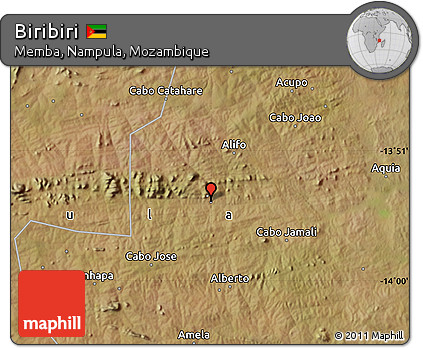Satellite Map of Biribiri