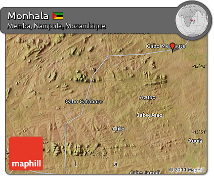 Satellite Map of Monhala