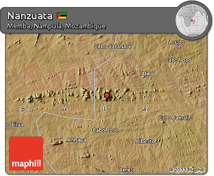 Satellite Map of Nanzuata
