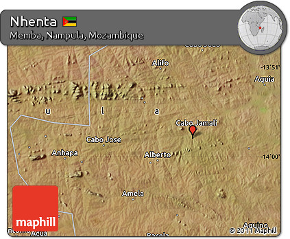 Satellite Map of Nhenta