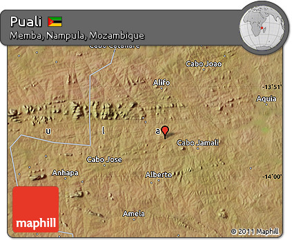 Satellite Map of Puali