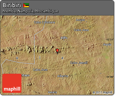 Satellite Map of Biribiri