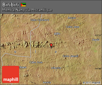 Satellite Map of Biribiri
