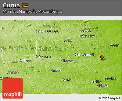 Physical Panoramic Map of Curua