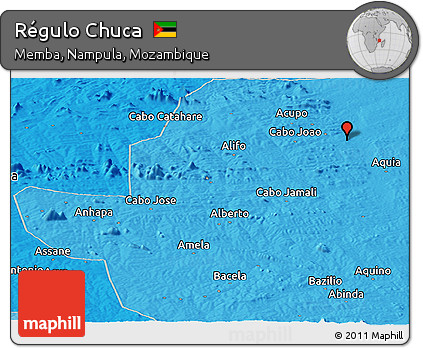 Political Panoramic Map of Régulo Chuca