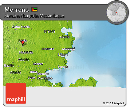 Physical 3D Map of Merreno