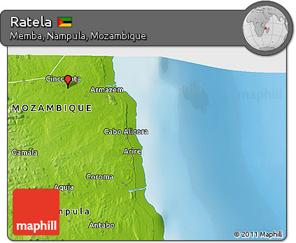 Physical 3D Map of Ratela