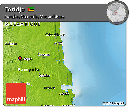 Physical 3D Map of Toridje