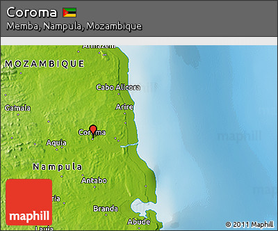 Physical 3D Map of Coroma