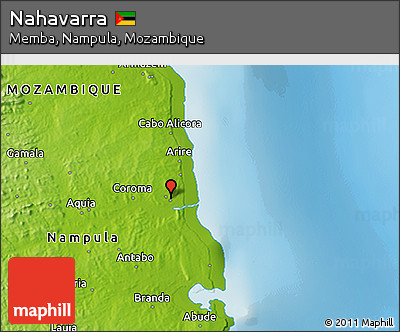 Physical 3D Map of Nahavarra