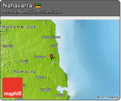 Physical 3D Map of Nahavarra