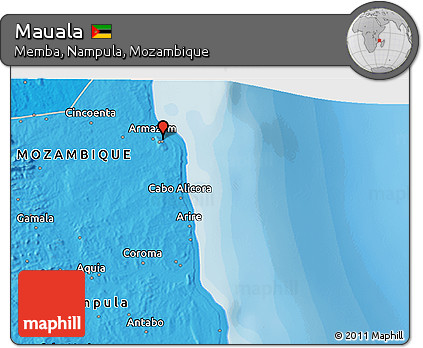 Political 3D Map of Mauala