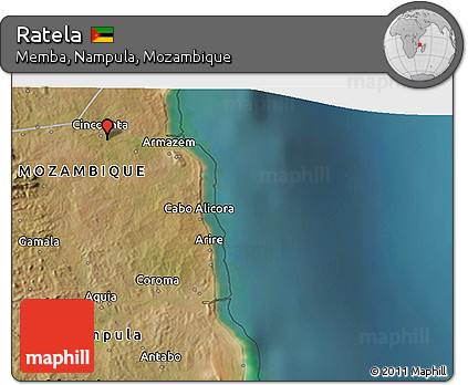Satellite 3D Map of Ratela