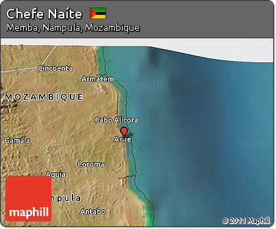 Satellite 3D Map of Chefe Naíte