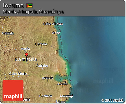 Satellite 3D Map of Iocuma