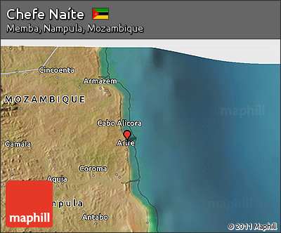 Satellite 3D Map of Chefe Naíte