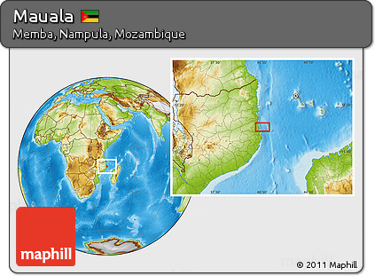 Physical Location Map of Mauala