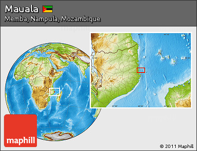Physical Location Map of Mauala