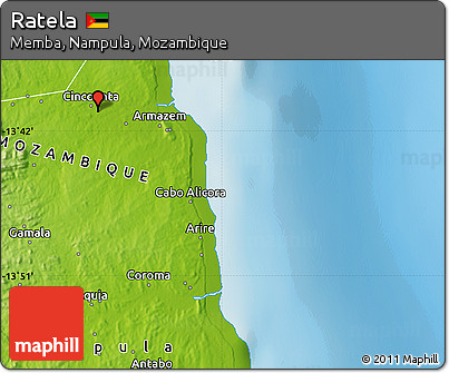 Physical Map of Ratela