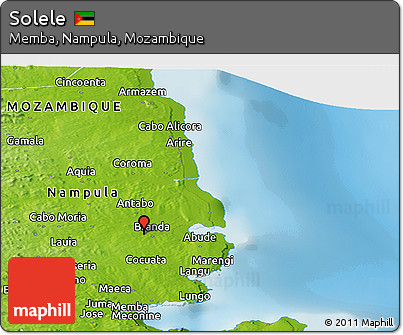 Physical Panoramic Map of Solele