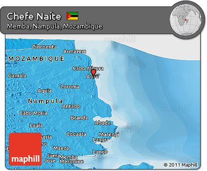 Political Panoramic Map of Chefe Naíte