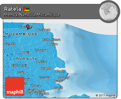 Political Panoramic Map of Ratela