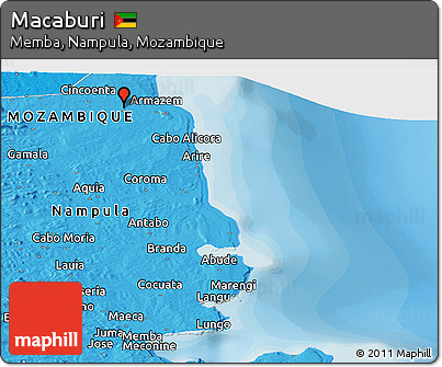 Political Panoramic Map of Macaburi