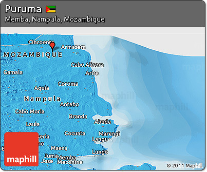 Political Panoramic Map of Puruma