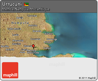 Satellite Panoramic Map of Urrucuni