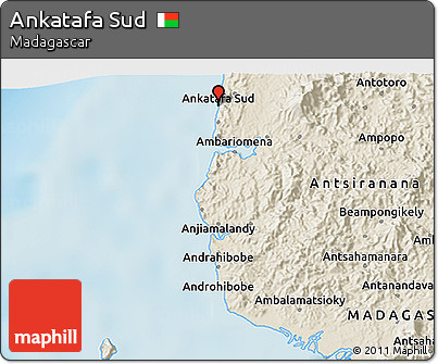 Shaded Relief 3D Map of Ankatafa Sud