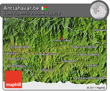 Satellite 3D Map of Antsahavaribe