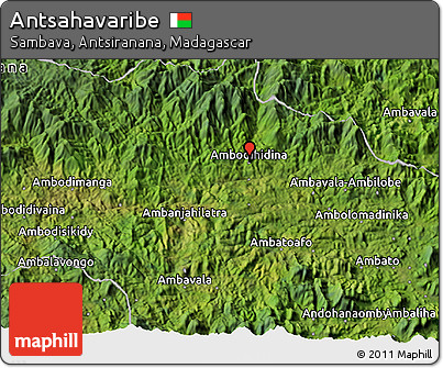 Satellite 3D Map of Antsahavaribe