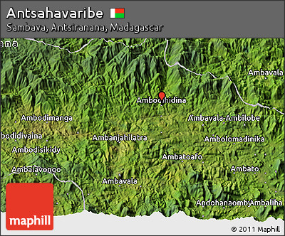 Satellite 3D Map of Antsahavaribe
